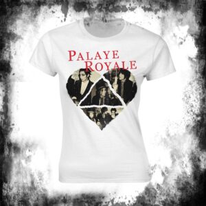 Palaye Royale Heart White Fit Tee